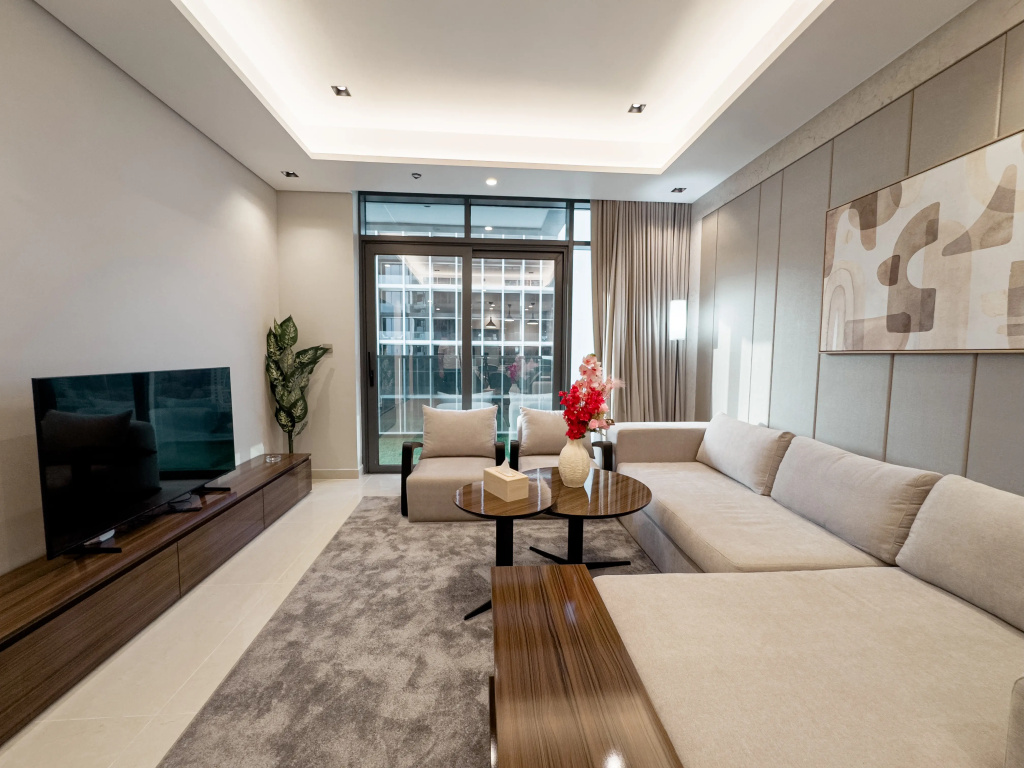 Апартаменты Vserve 1 BR Luxury Escape in Business Bay — фото