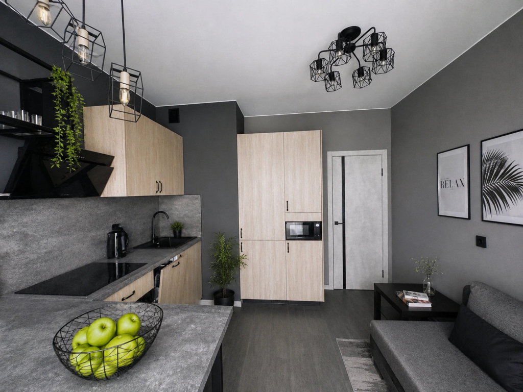 Beautiful Grey Loft — фото