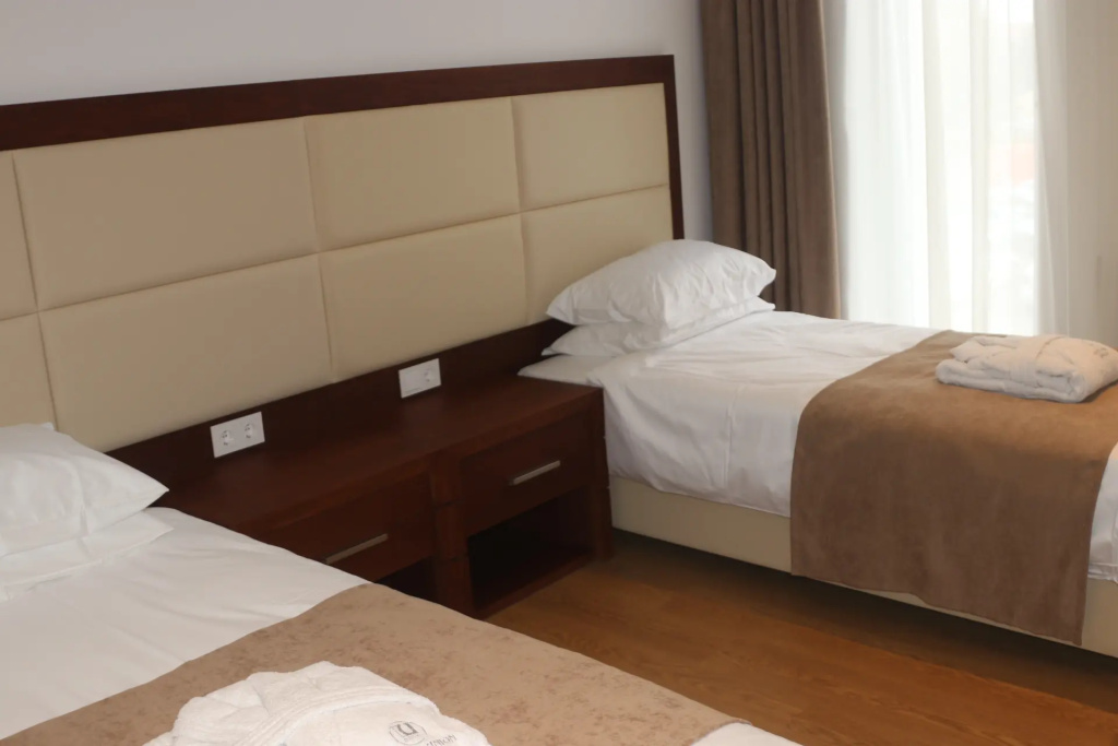 Union Grozny Hotel Room Type - Standard Double room with city view twin beds