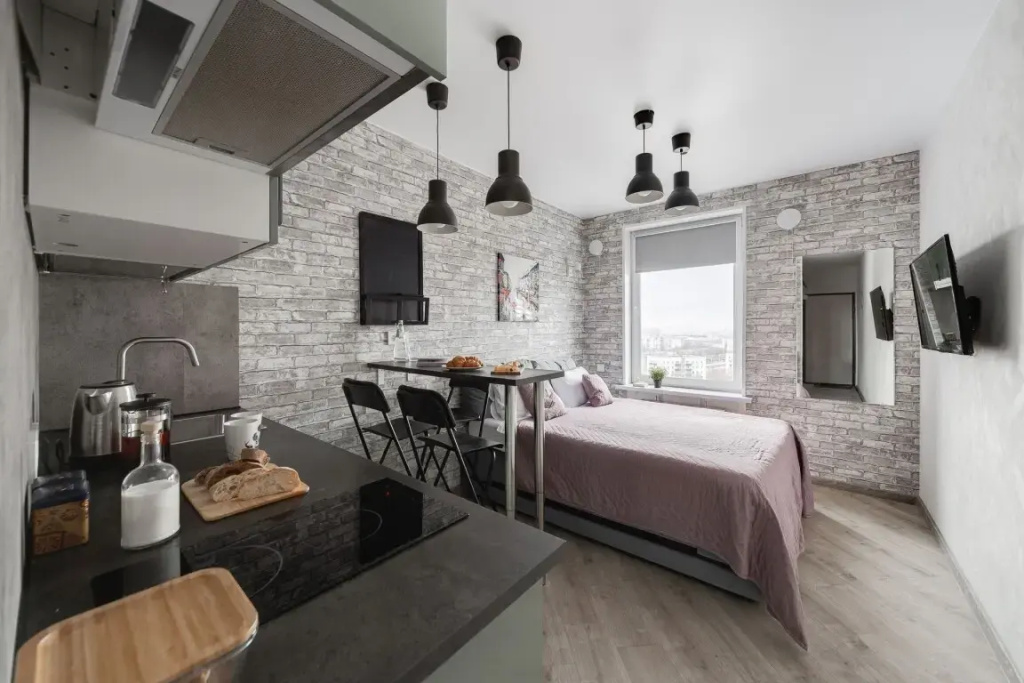 Апартаменты SMART LOFTS | Grey | 13 этаж | Метро, МЦК, МЦД в 10 мин. пешком | Новый ЖК — фото