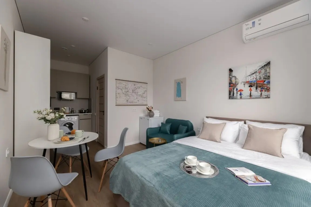 Апартаменты SMART LOFTS | Air | 5 мин до м Спартак | Рядом стадион и Крокус Экспо — фото