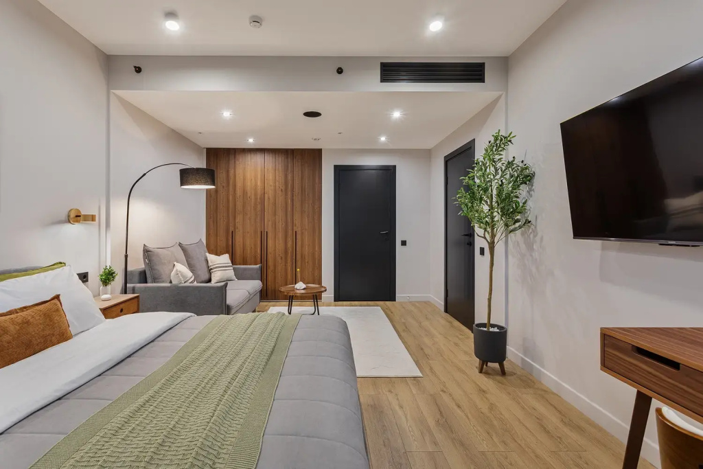 Квартира Room2day Olive с видом на закаты — фото