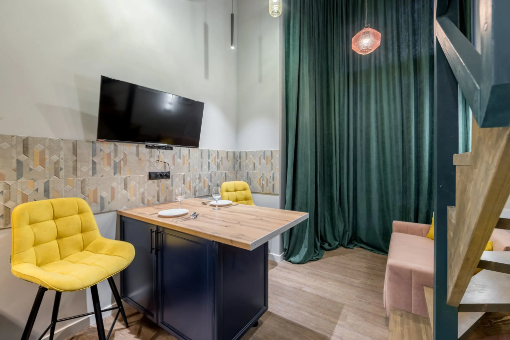 Апартаменты InHome24 Стильные двухуровневые апартаменты HomeCity — фото
