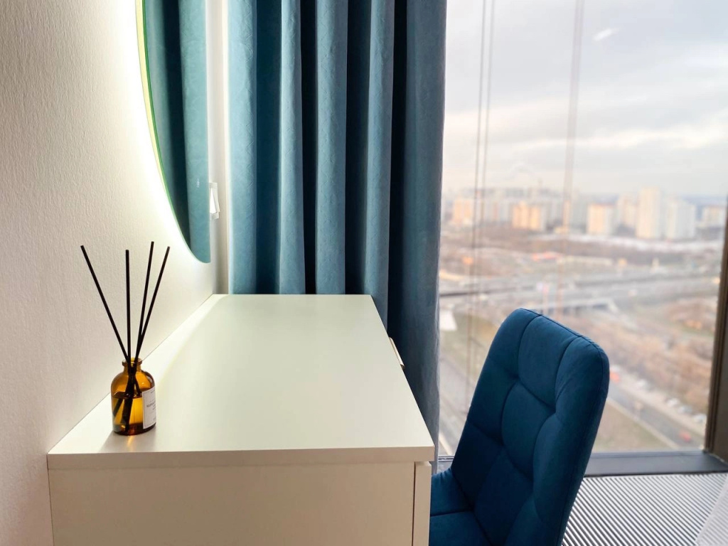 Отель Квартира KatrinRent Suite view c Панорамными Окнами на 29 Этаже в Москве