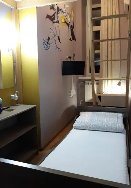 Двухместный номер Economy двухъярусная кровать в Geek Hostel