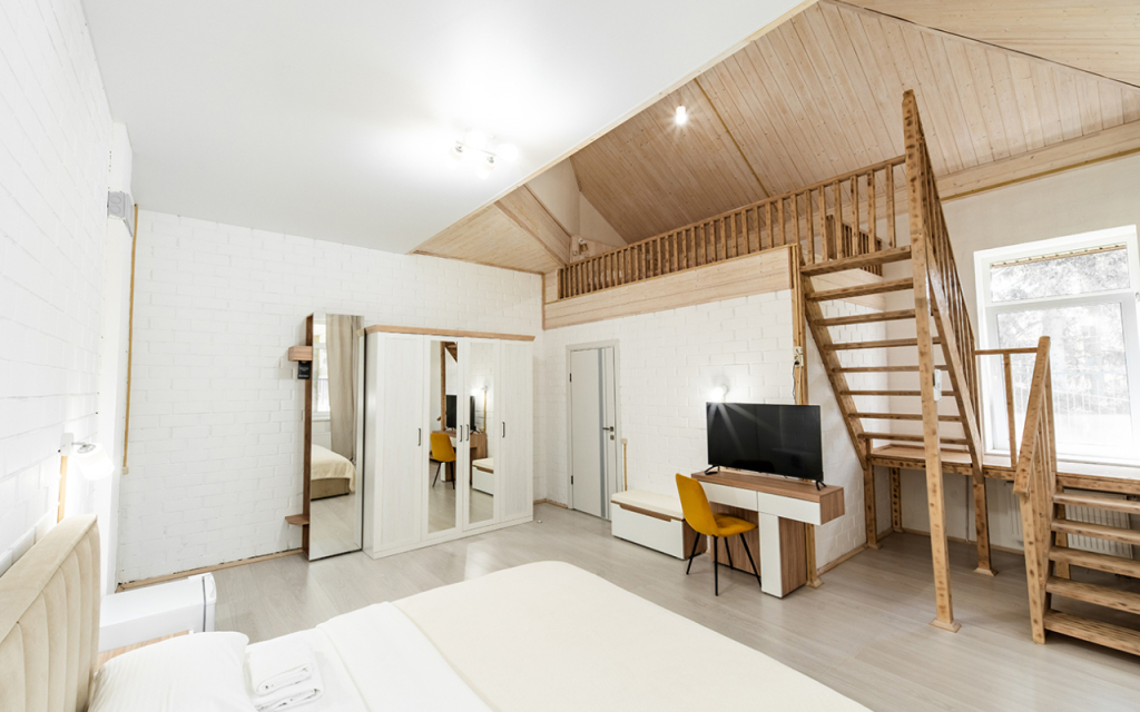 Номер (Building 3) Комфорт Дуплекс в Ателика Улиткино