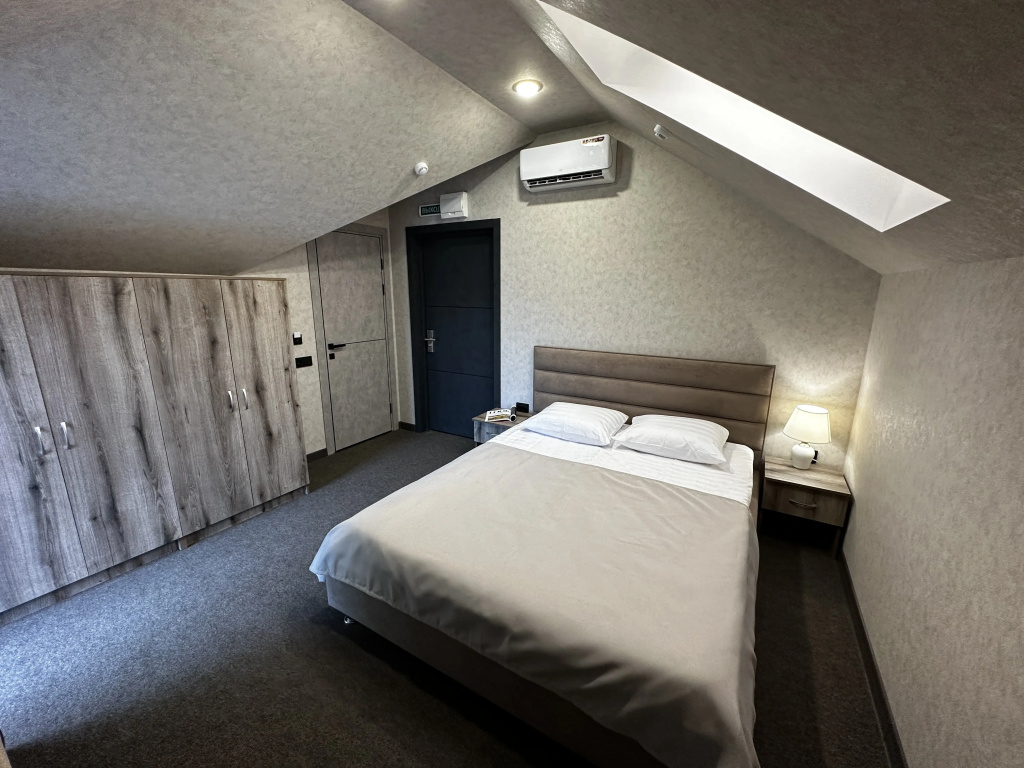 Comfort Double Attic room with balcony and with view (full double bed)