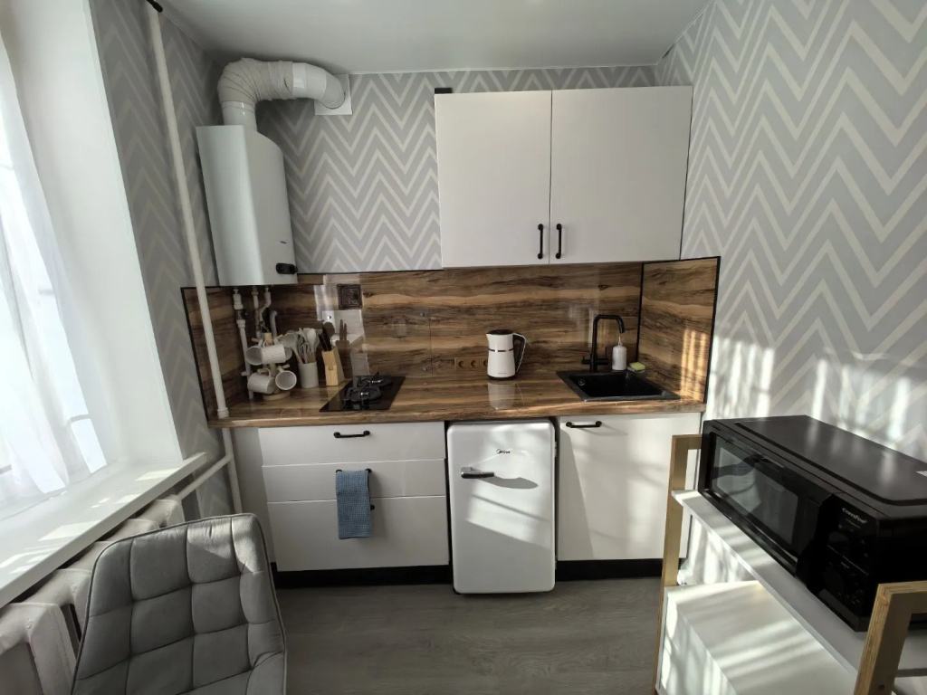 Отель Квартира Myhome Yourhome на ул. Наличной д.35 к.3 в Санкт-Петербурге