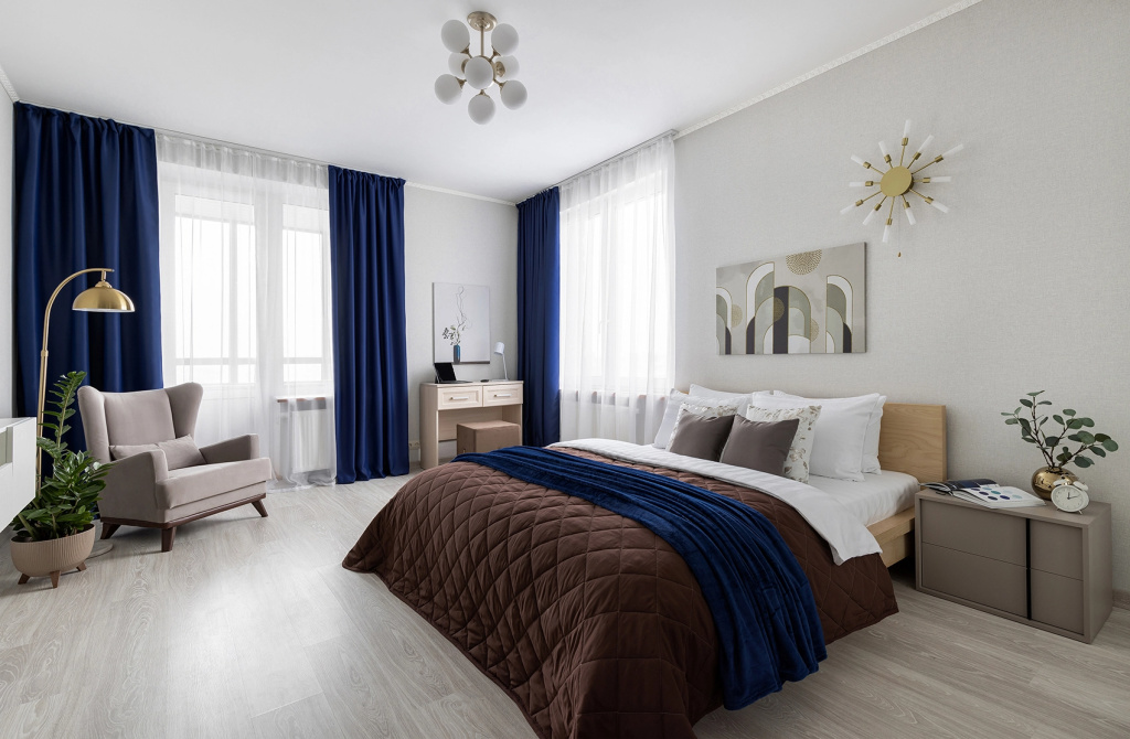 Квартира Myhome Yourhome на Кораблестроителей 32 к.3 — фото
