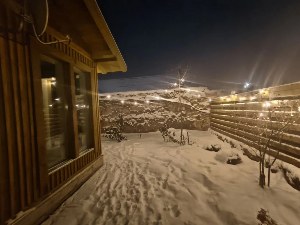 Двухместное бунгало с видом на внутренний двор двуспальная кровать в Усадьба