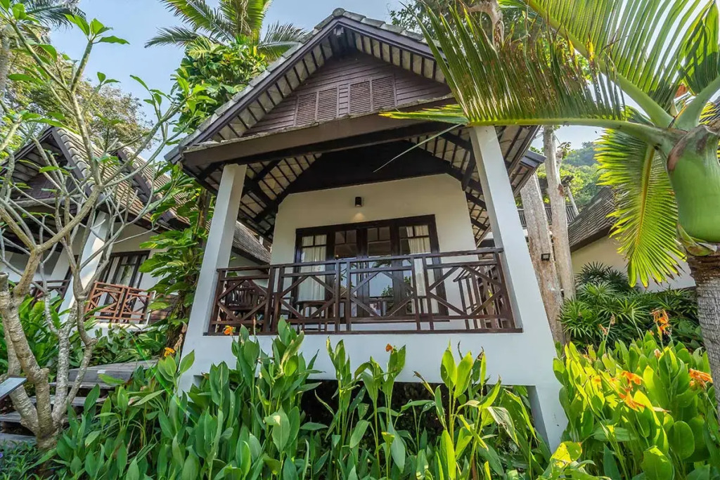 Двухместный коттедж Deluxe двуспальная кровать в Курортный отель Ao Prao Resort