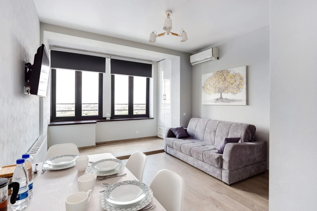 Апартаменты SMART LOFTS | White | На 4 гостя у метро Дмитровская в ЖК бизнес-класса — фото