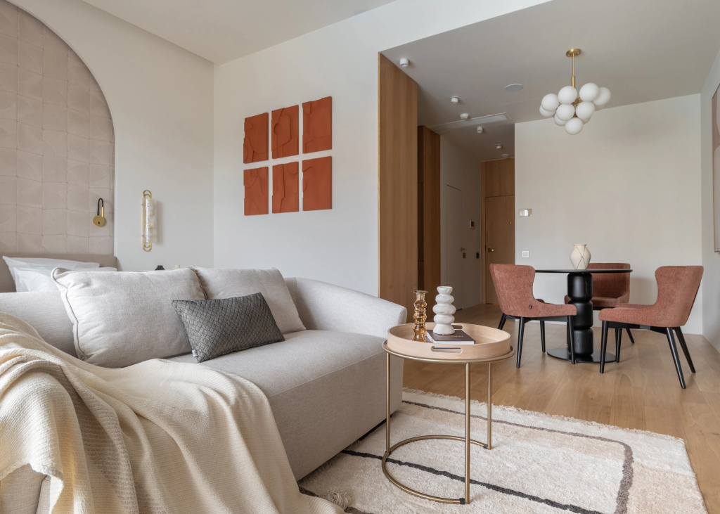 Апартаменты Марисоль Коллекция Роскошная однокомнатная резиденция в Mantera Residence с видом на бассейн — фото