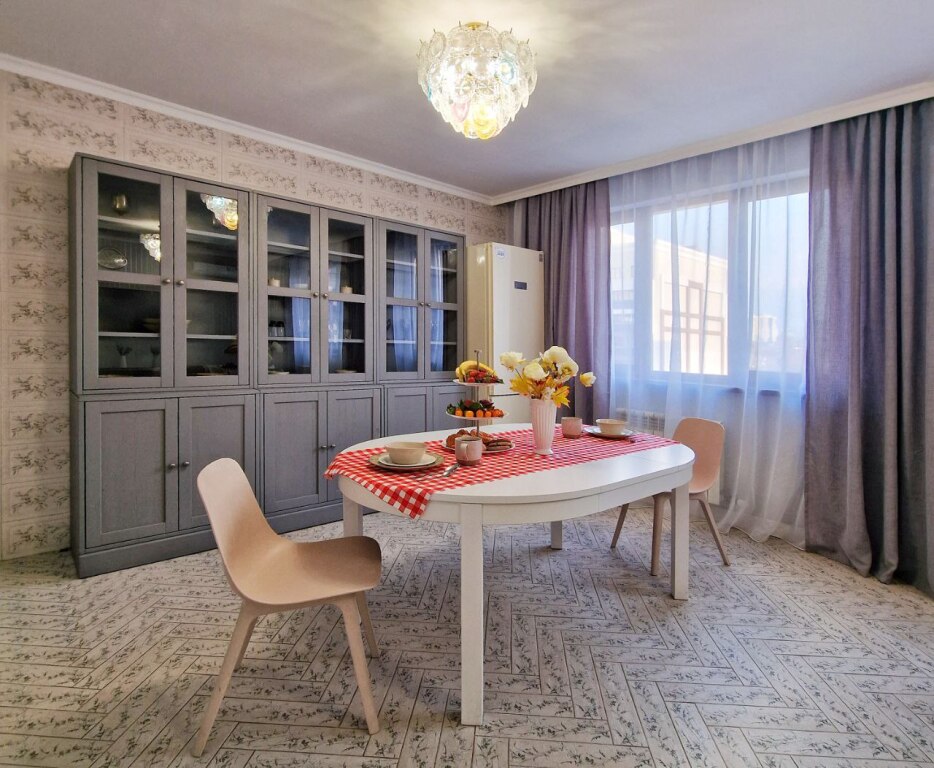 Двухместные апартаменты с красивым видом из окна двуспальная кровать в Travel`s Apart