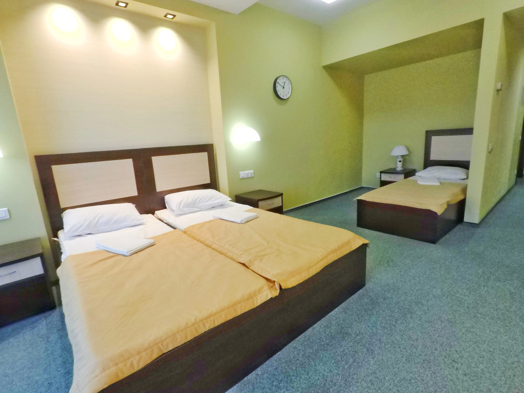 Standard Triple room with balcony and with sea view