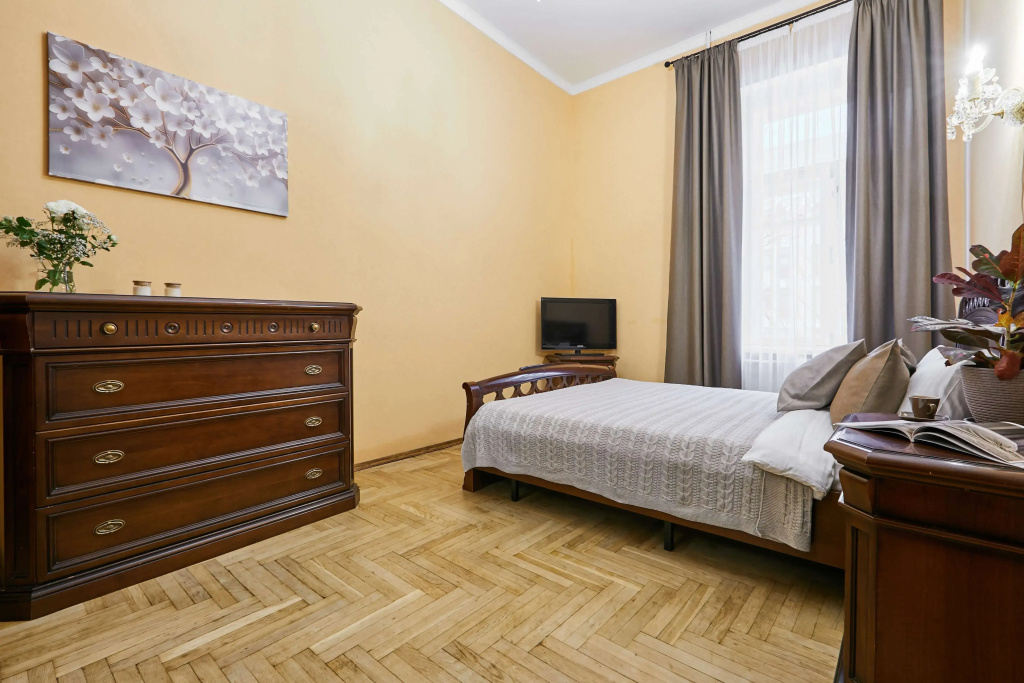 Отель Квартира FlаtStay Тучков 3 в Санкт-Петербурге