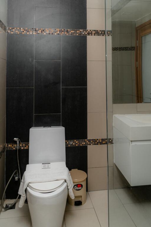 Апартаменты с 2 комнатами с балконом в Апарт-отель C-View Residence by Apartwell
