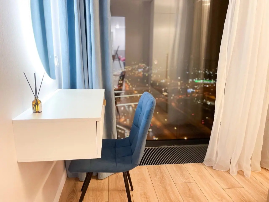 Отель Квартира KatrinRent Suite view c Панорамными Окнами на 29 Этаже в Москве