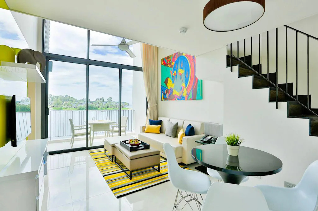 Лофт Water с 2 спальнями с балконом в Отель Cassia Phuket, part of Banyan Group