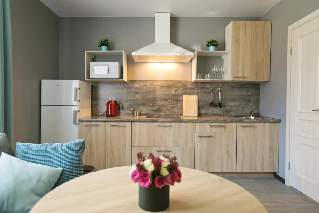 Квартира New Horizon Ovechkin Apartments Aquamarine  рядом с Московским вокзалом — фото