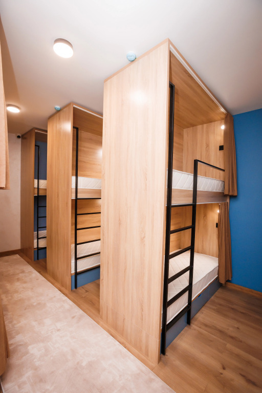 Кровать в общем номере в Хостел Good Inn