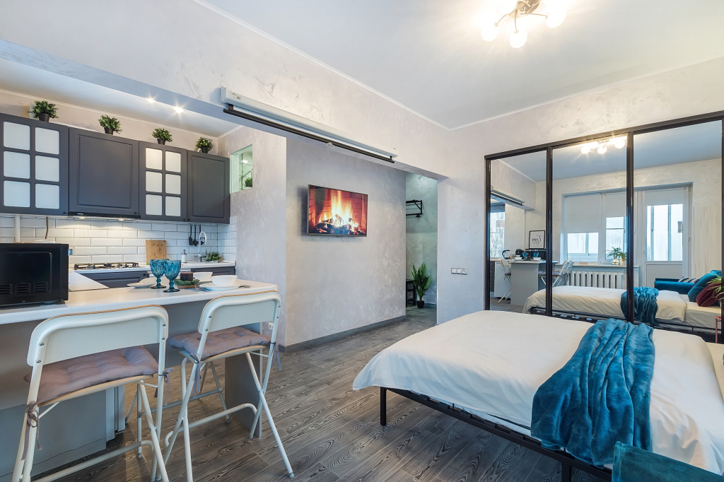 Квартира Moscow Deluxe Apartments Comfy Studio in Koptevo — фото