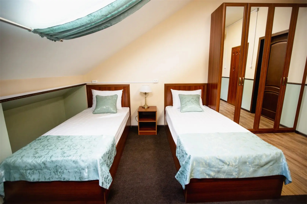 Chehov Hotel Room Type - Superior Double Attic room twin beds