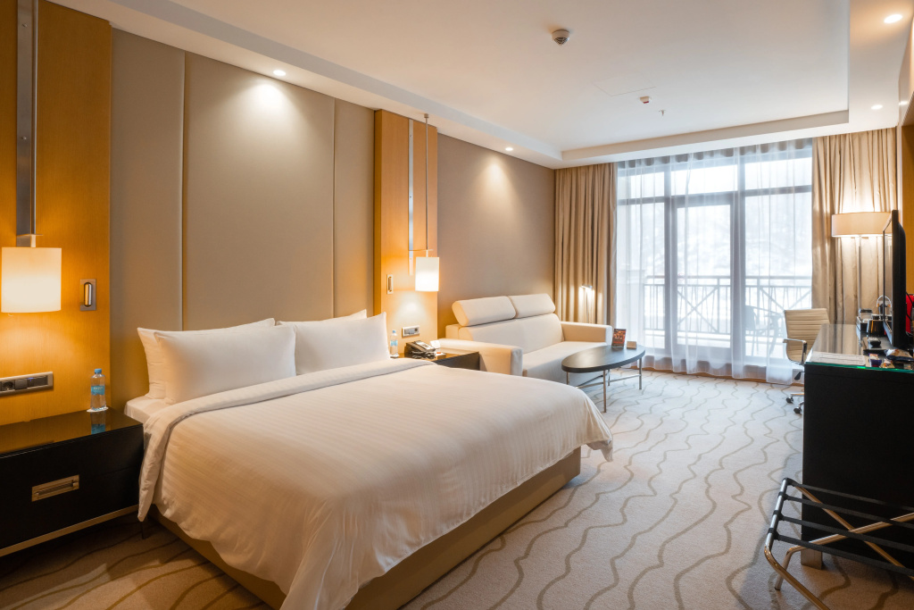 Marriott Hotel Krasnaya Polyana Room Type - Deluxe Double room with mountain view full double bed