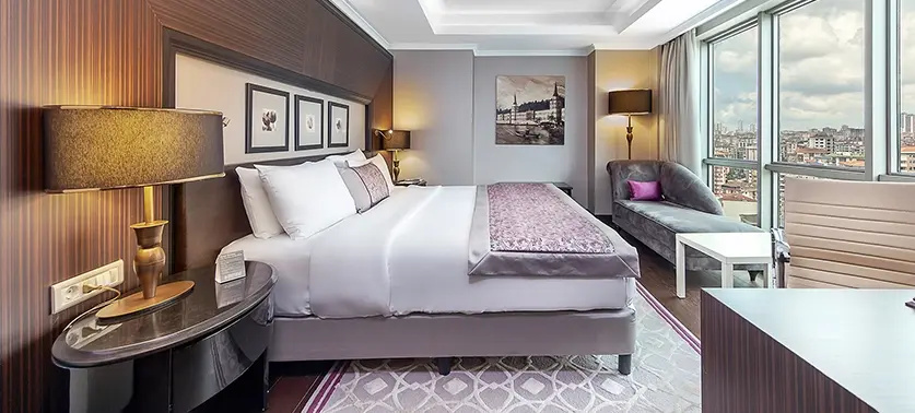 Superior Double room with city view (full double bed)