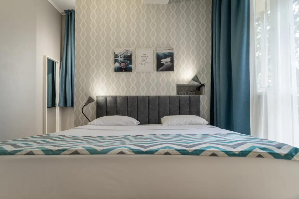 Bergs Spa and Сonference Hotel Room Type - Standard Double room with balcony and with city view full double bed