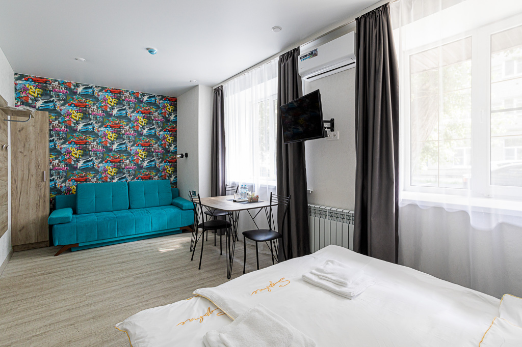 Na Pushkinskoj Hotel Room Type - Standard Double Family room full double bed