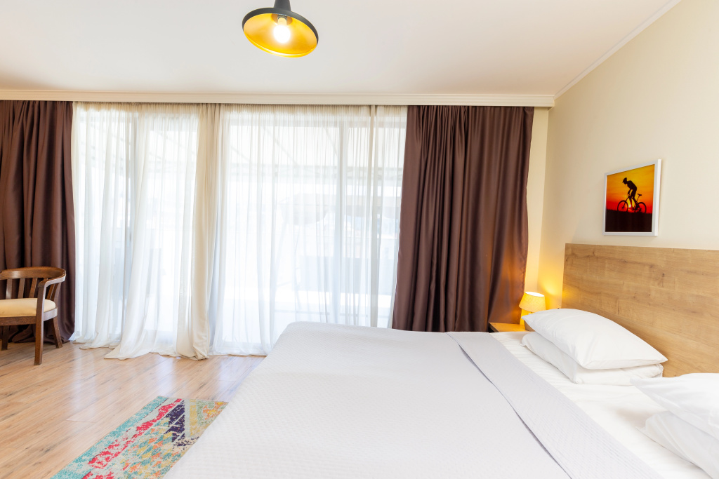 Standard Double Suite with balcony and with city view (full double bed)