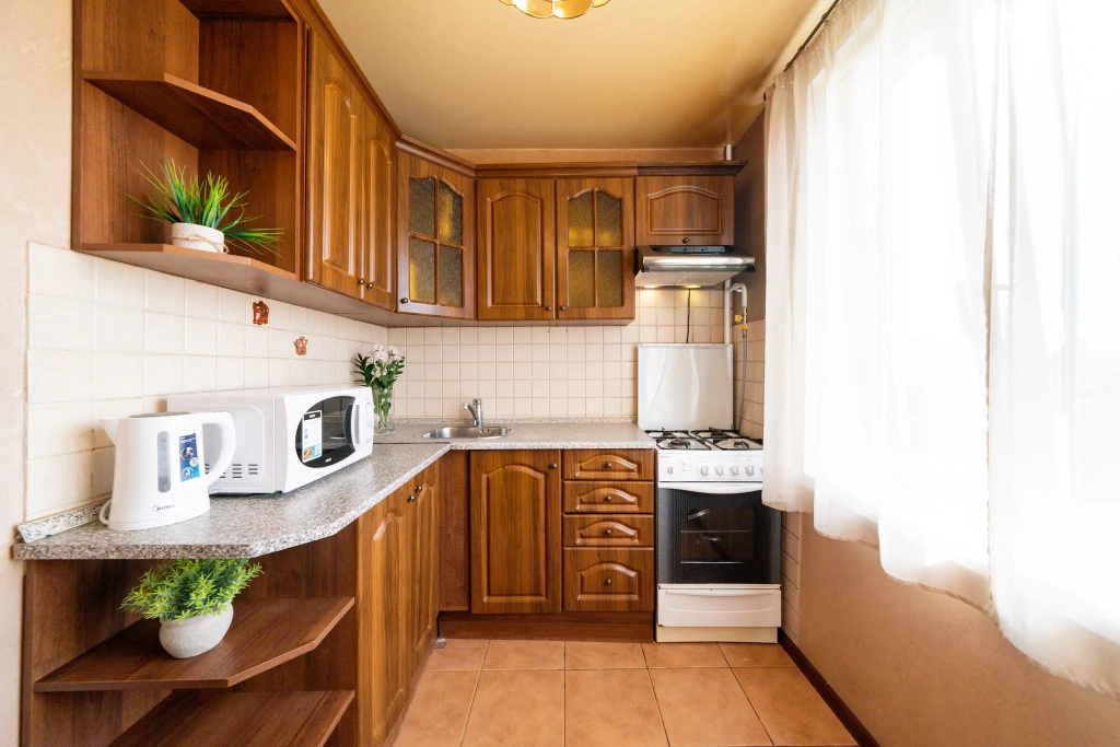 Квартира Двухкомнатная Natali apart на метро Пражская - фото 5