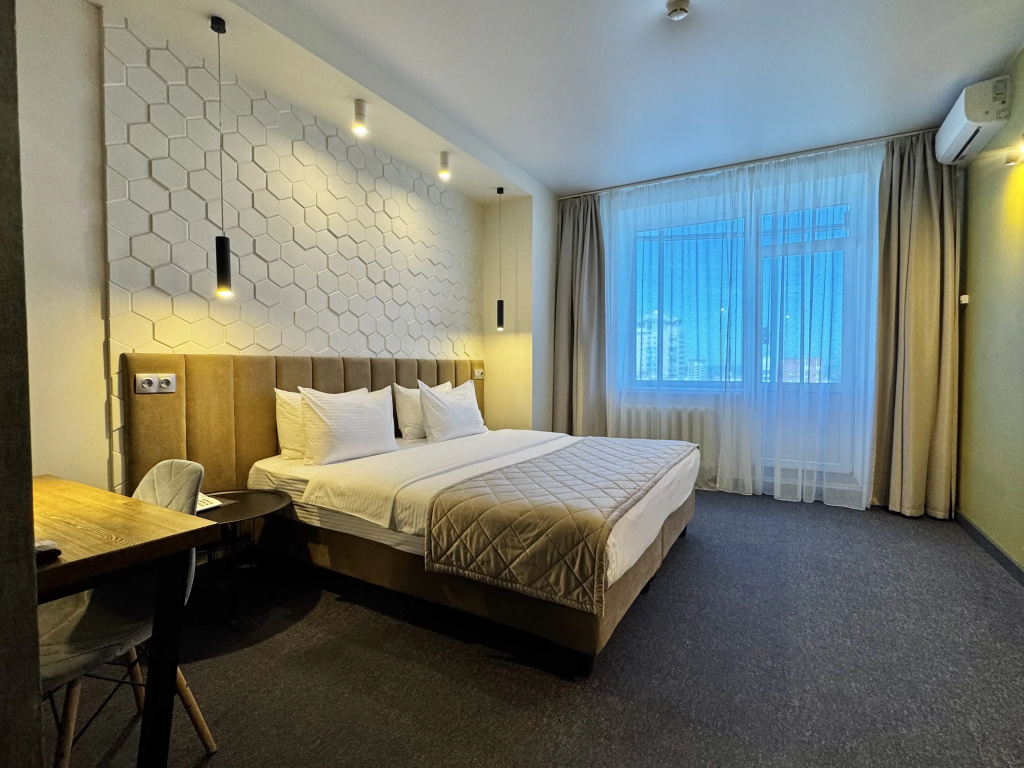 Standard Double room with city view (full double bed)