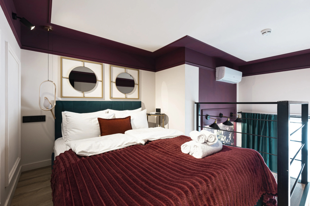 Axis.Moscow Heritage Apart-hotel Room Type - Duplex Double Mini full double bed