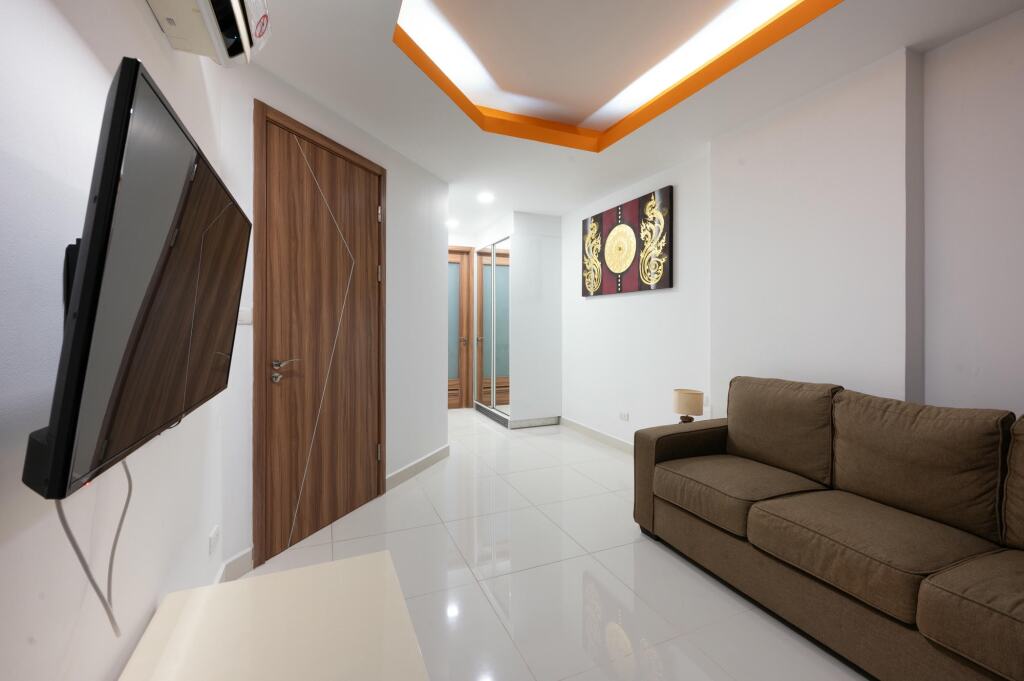 Апартаменты Classic с 2 комнатами с балконом в Апарт-отель C-View Residence by Apartwell