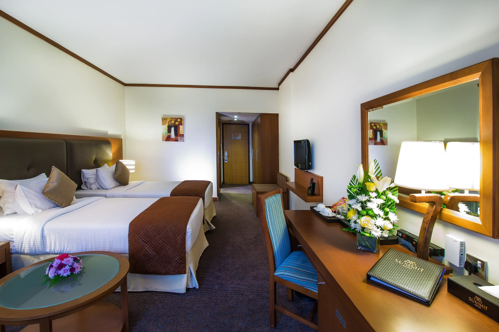 Deluxe Double room with city view (twin beds)