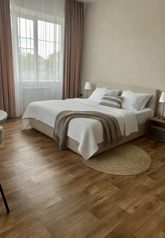 Двухместная студия Deluxe двуспальная кровать в Eva Apartments