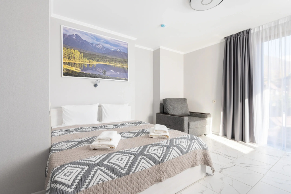 Gornaya Kadril Hotel Room Type - Double Junior Suite full double bed