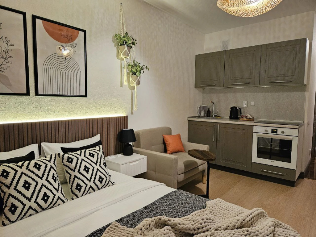 Апартаменты Caramel от сети Good Vibes Apartments — фото