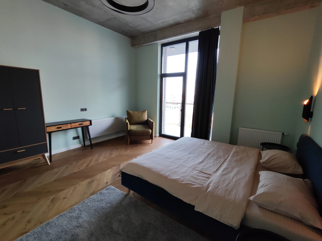 Апартаменты с 3 комнатами с балконом и с красивым видом из окна в Апарт-отель Residence Graphite