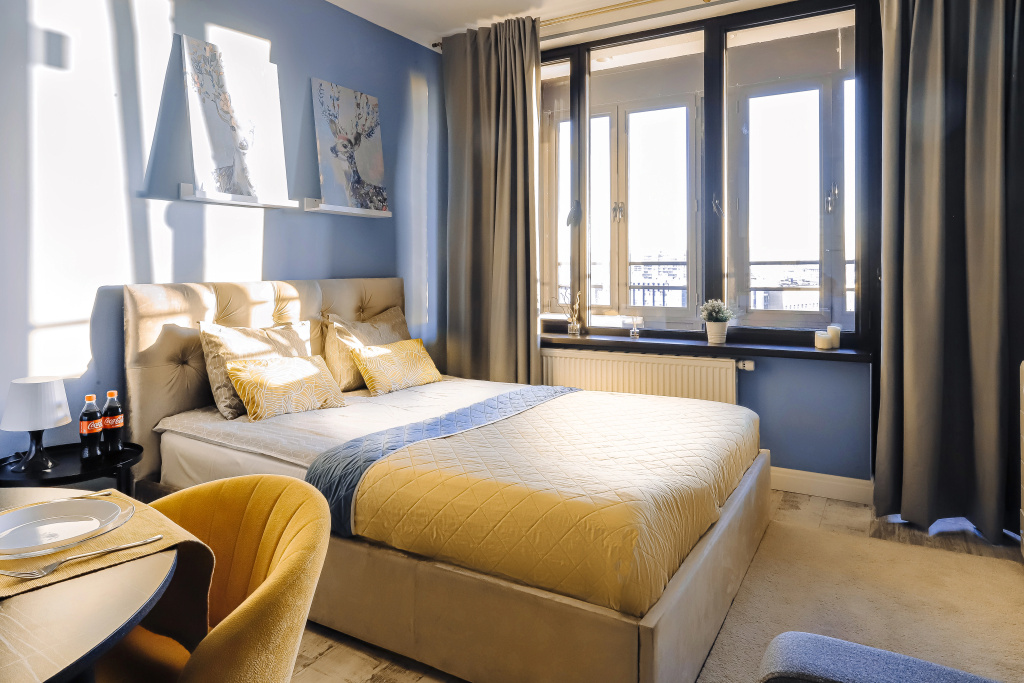Апартаменты Lalapart Silver Lake с лоджией в ЖК Савеловский Сити — фото