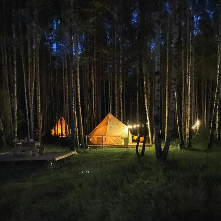 Кемпинг лагерь Горьковское море