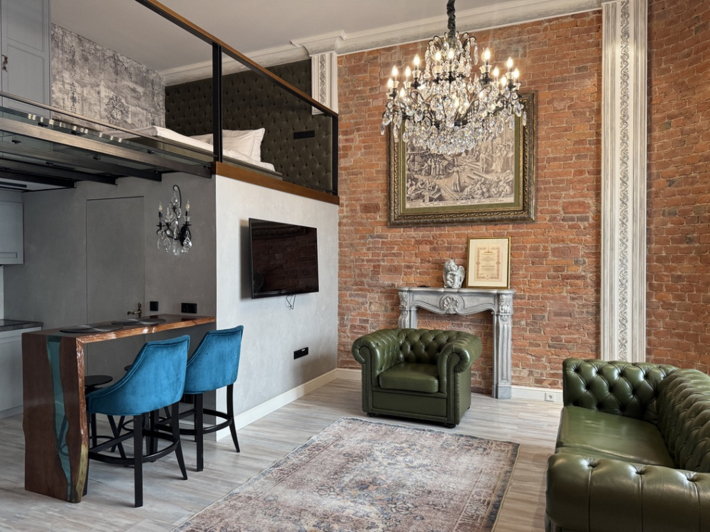 Апартаменты D apartments двухуровневая студия-люкс — фото