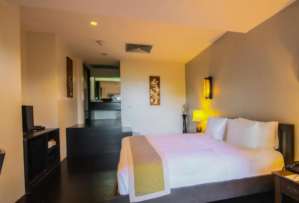 Двухместные студия Coral Deluxe с балконом двуспальная кровать в Phi Phi Holiday Resort – SHA Extra Plus