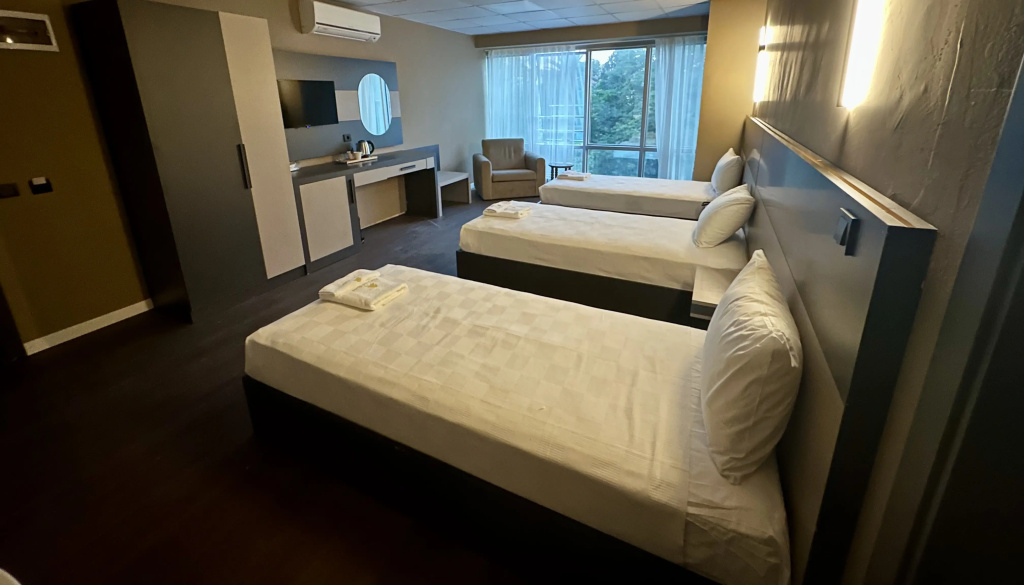 Deluxe Quadruple Family room with view