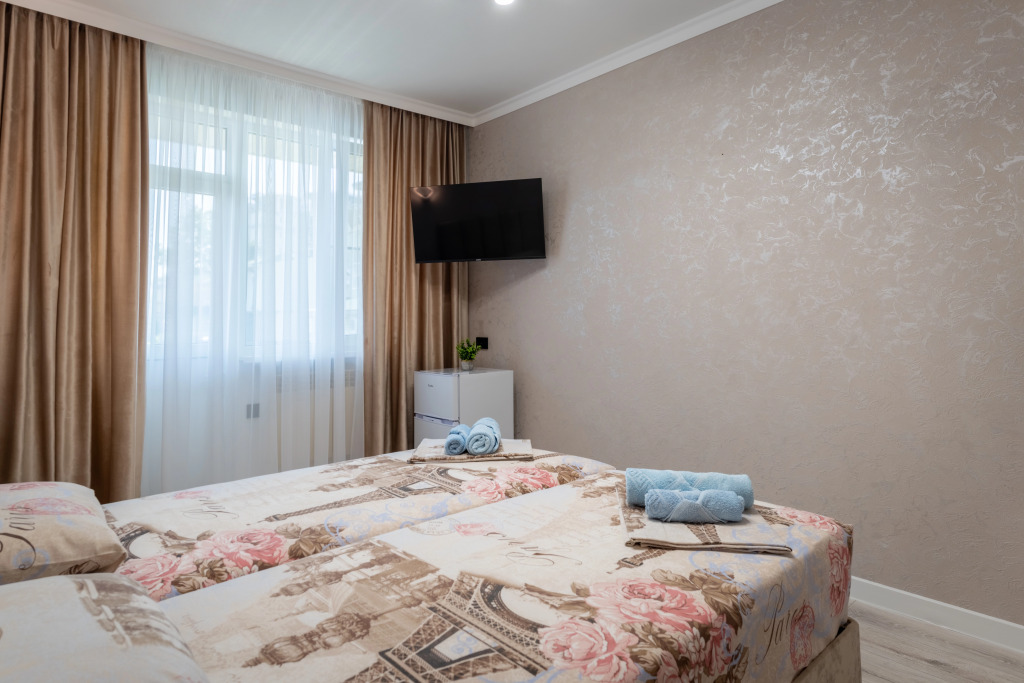 Двухместный номер Standard с балконом и с красивым видом из окна 2 отдельные кровати в Гостевой дом