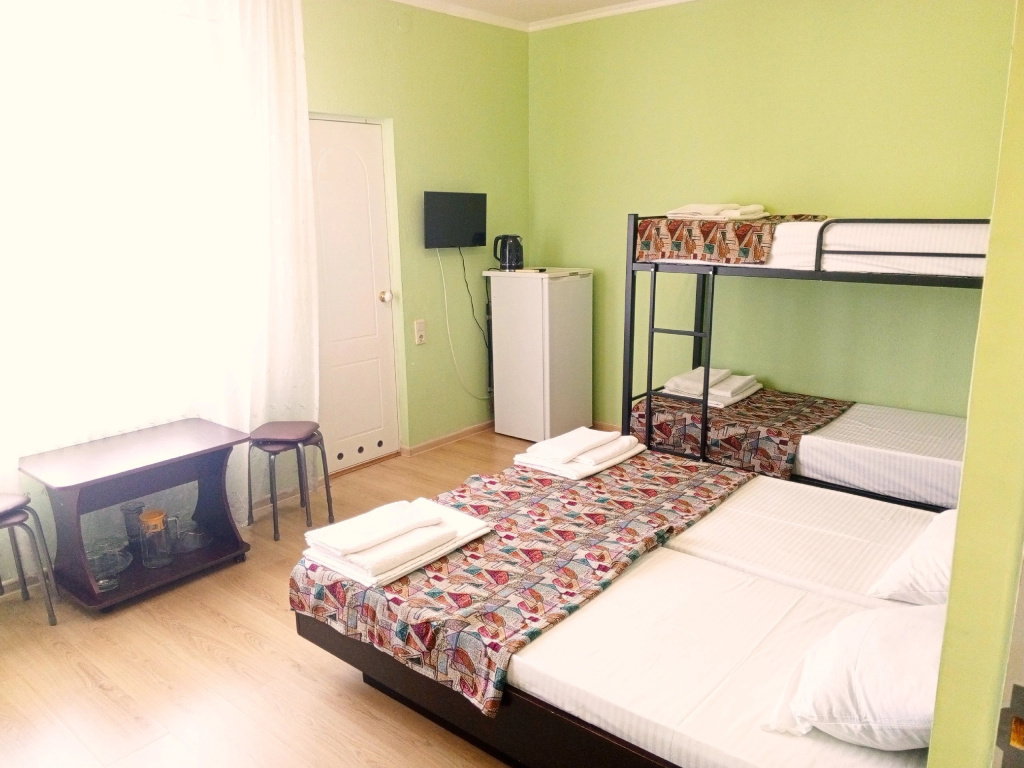 Superior Quadruple room with balcony and with view