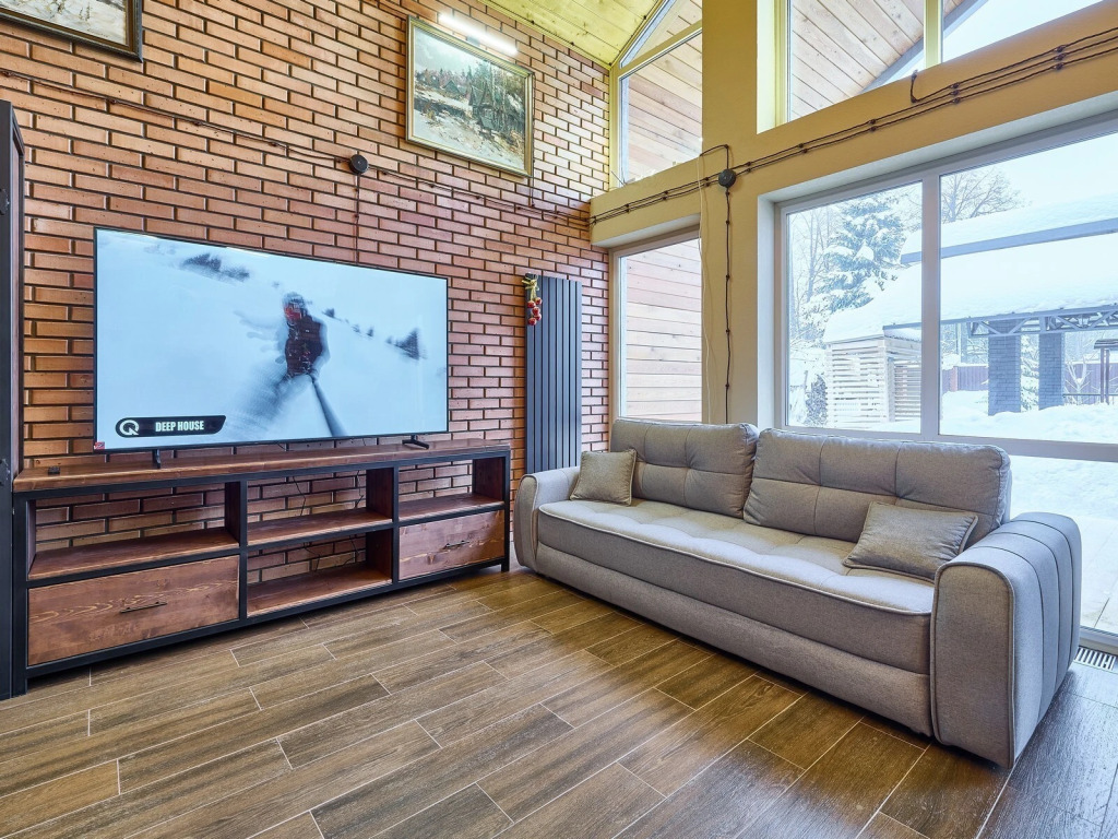 Шестиместный коттедж с балконом и с видом на город в Барнхаус