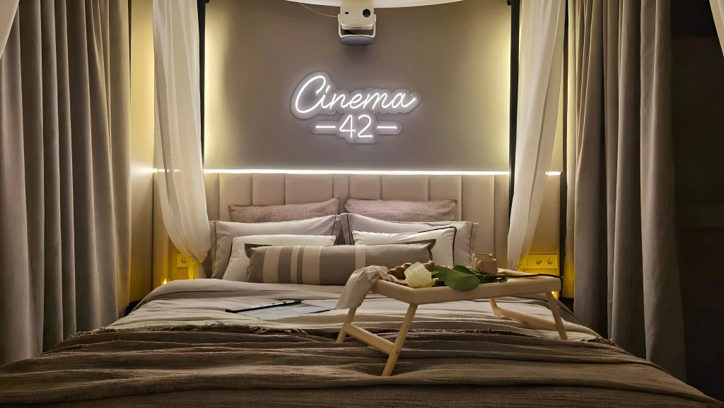 Отель Апартаменты Cinema for Two приватный кинотеатр для двоих в Москве